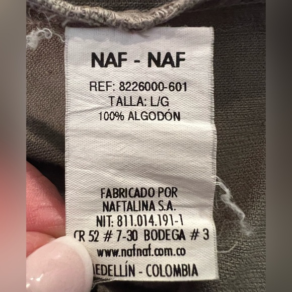 NAFNAF big girls Olive Green Jacket/size L - Picture 4 of 9